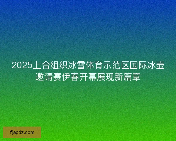2025上合组织冰雪体育示范区国际冰壶邀请赛伊春开幕展现新篇章 2025上合组织冰雪体育示范区国际冰壶邀请赛伊春开幕展现新篇章